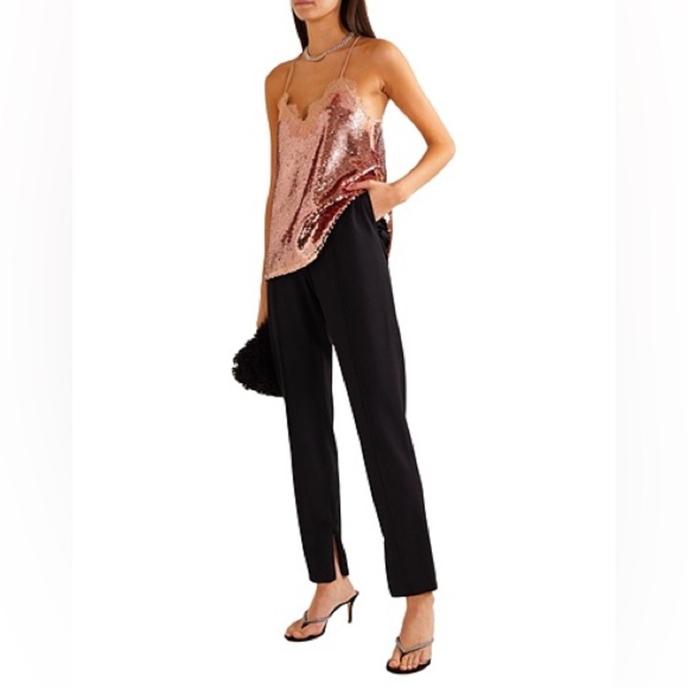 Cami NYC Racer Sequin Rose Dust Cami BNWT Never Worn.